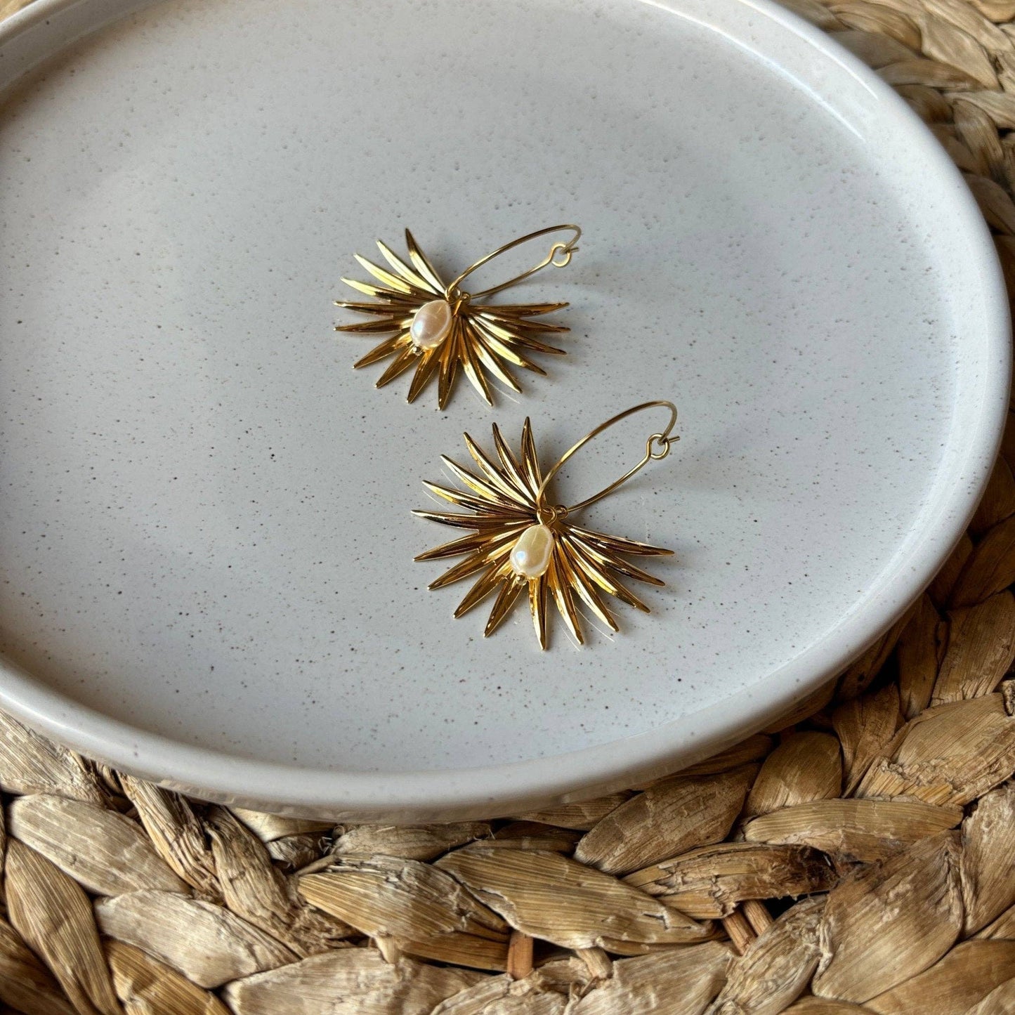 Pendientes Perla y Rayos