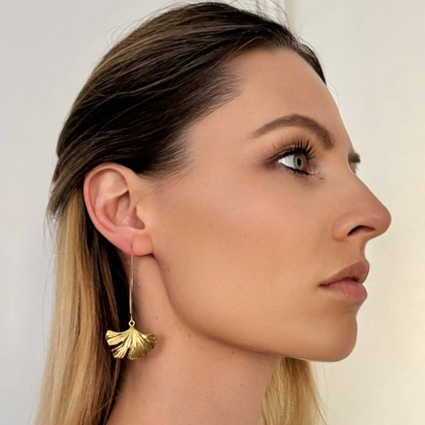 Pendientes Ginkgo