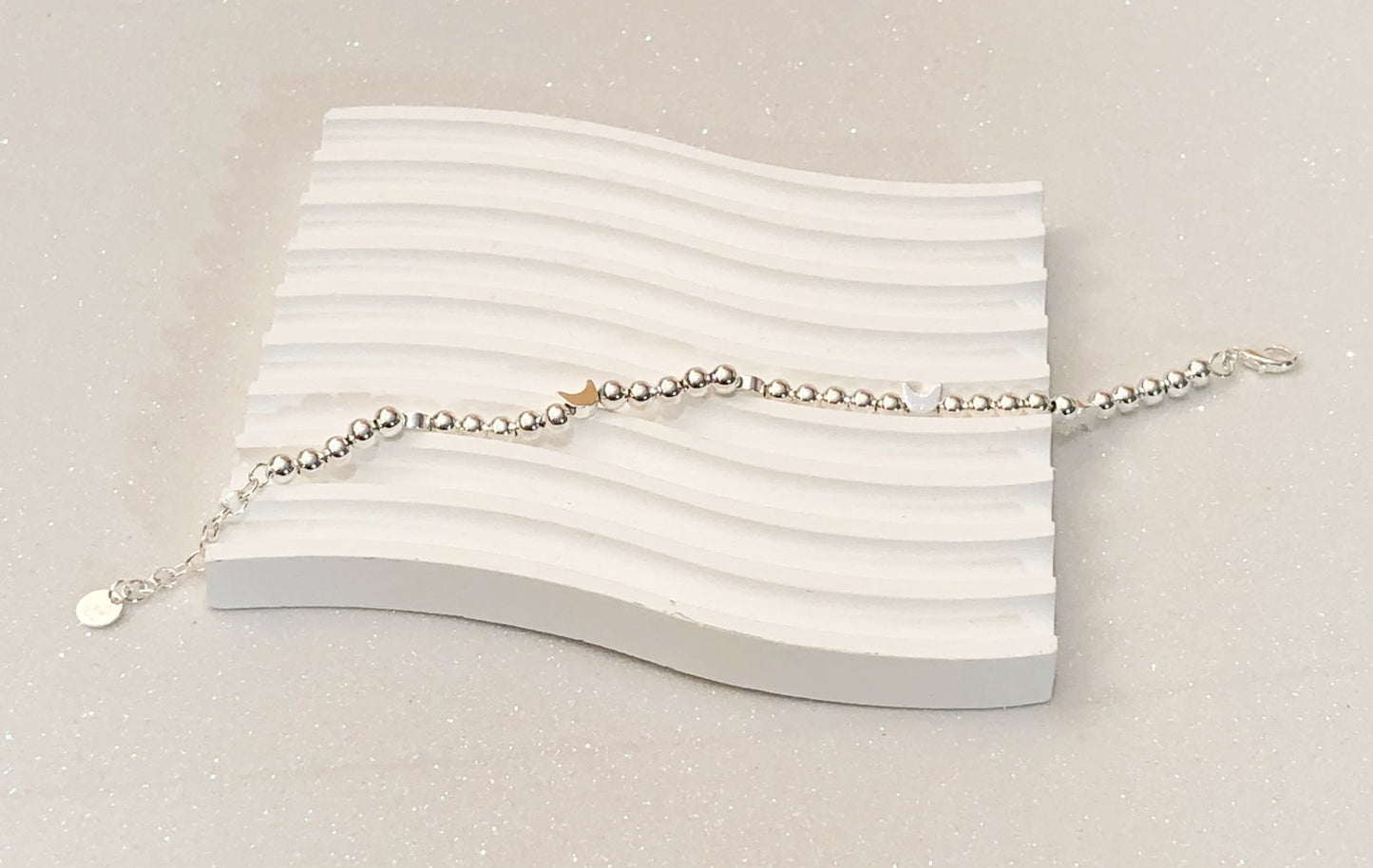 Pulsera Esferas Lunas