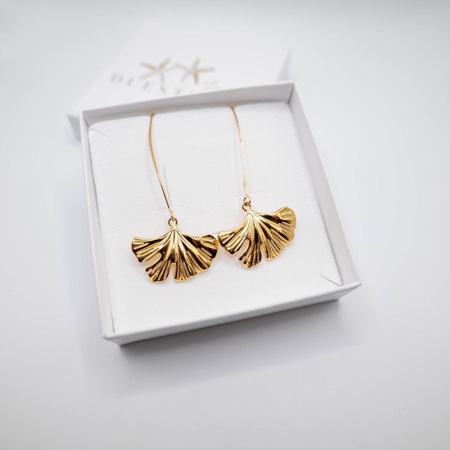Pendientes Ginkgo