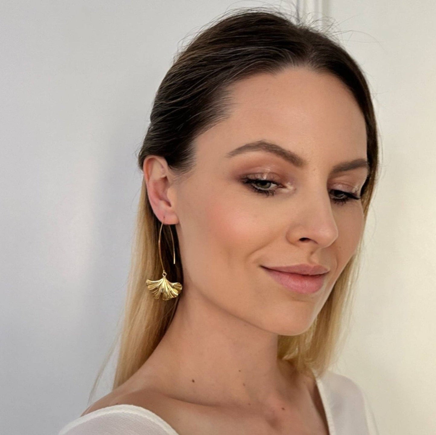 Pendientes Ginkgo