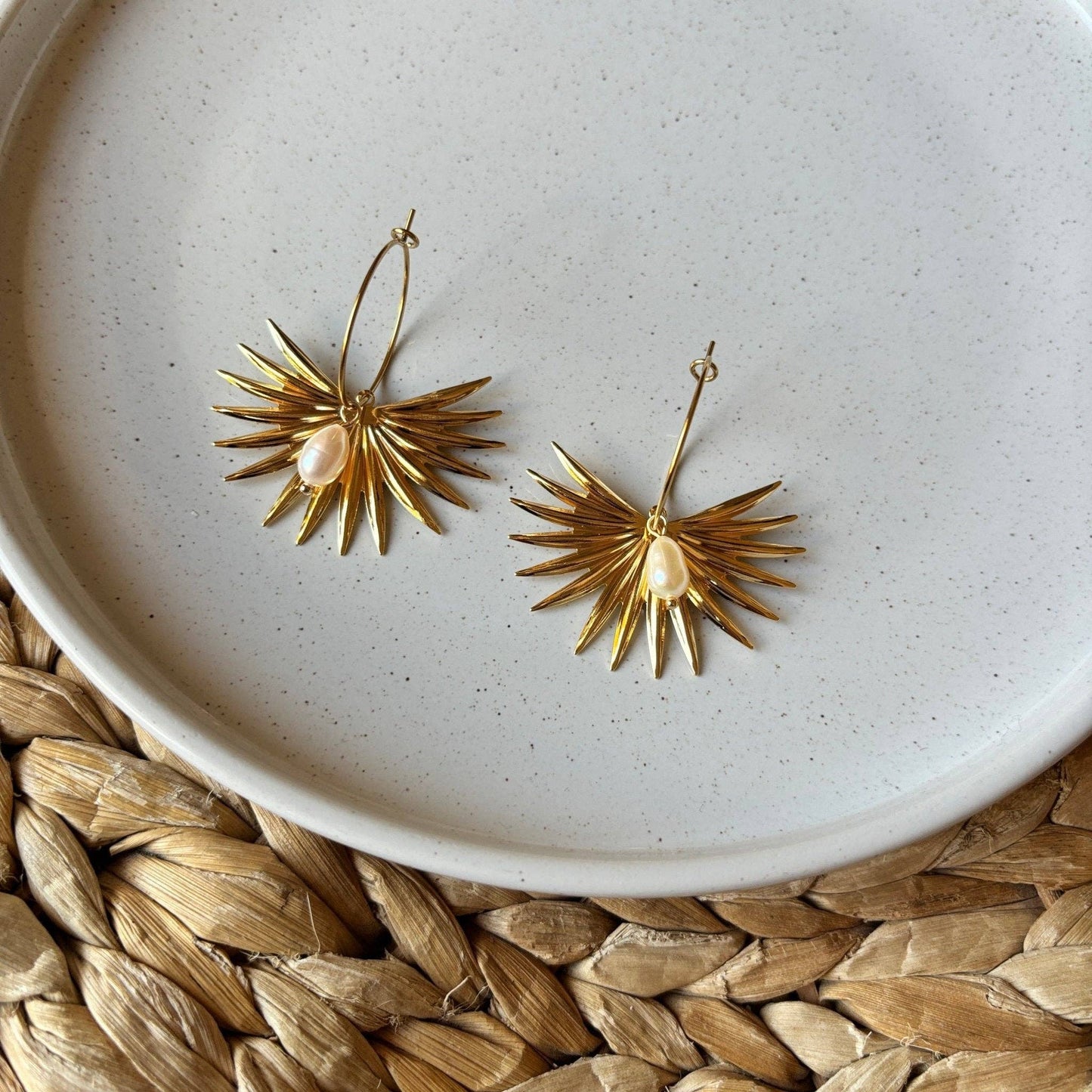 Pendientes Perla y Rayos