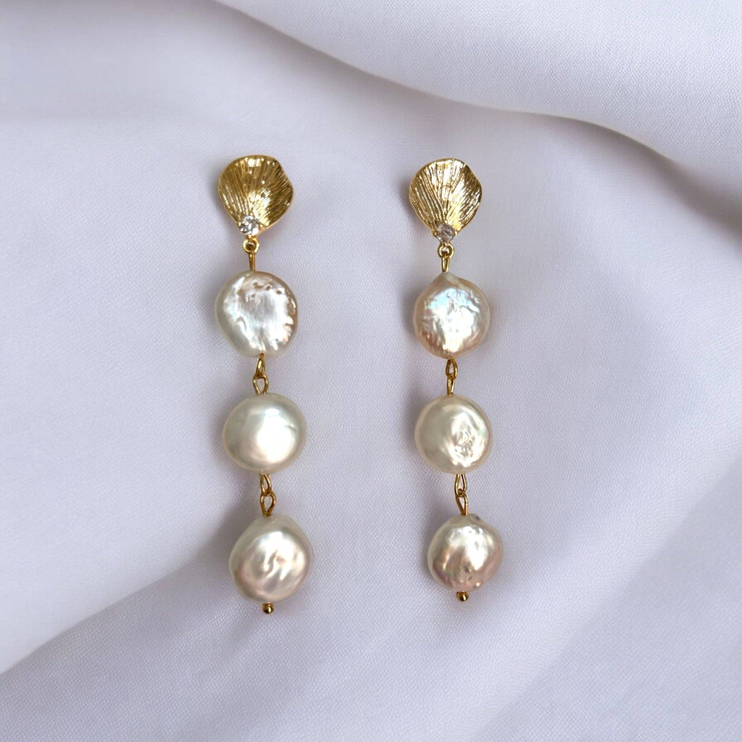 Pendientes Perlas Keshi