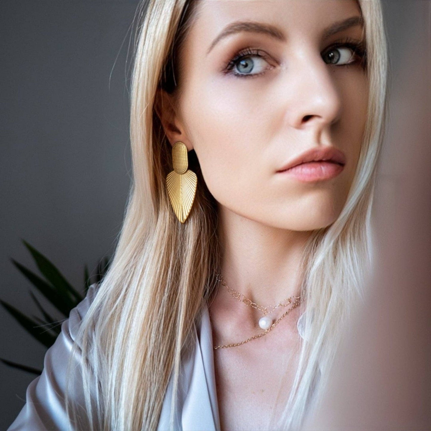 Pendientes Chapados en Oro de 18 quilates