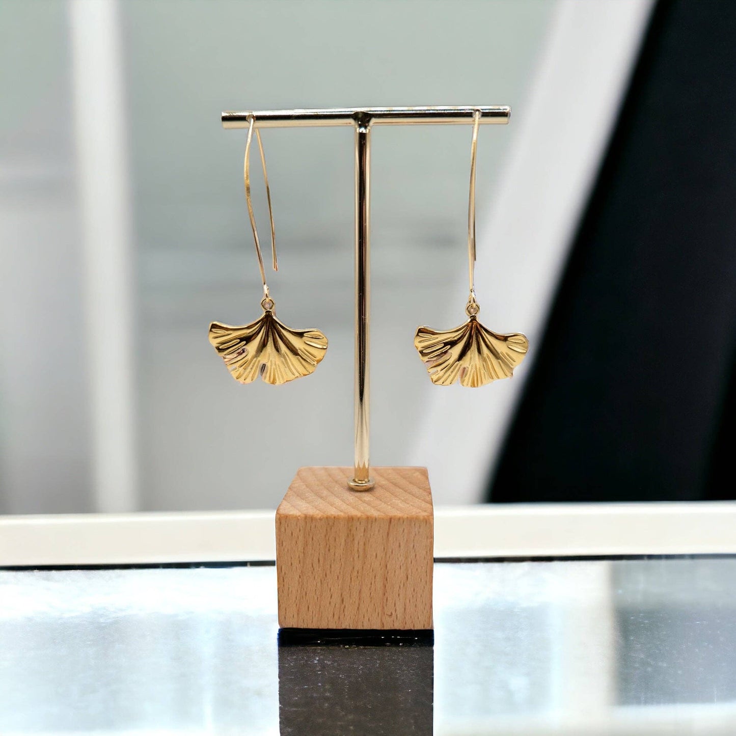Pendientes Ginkgo