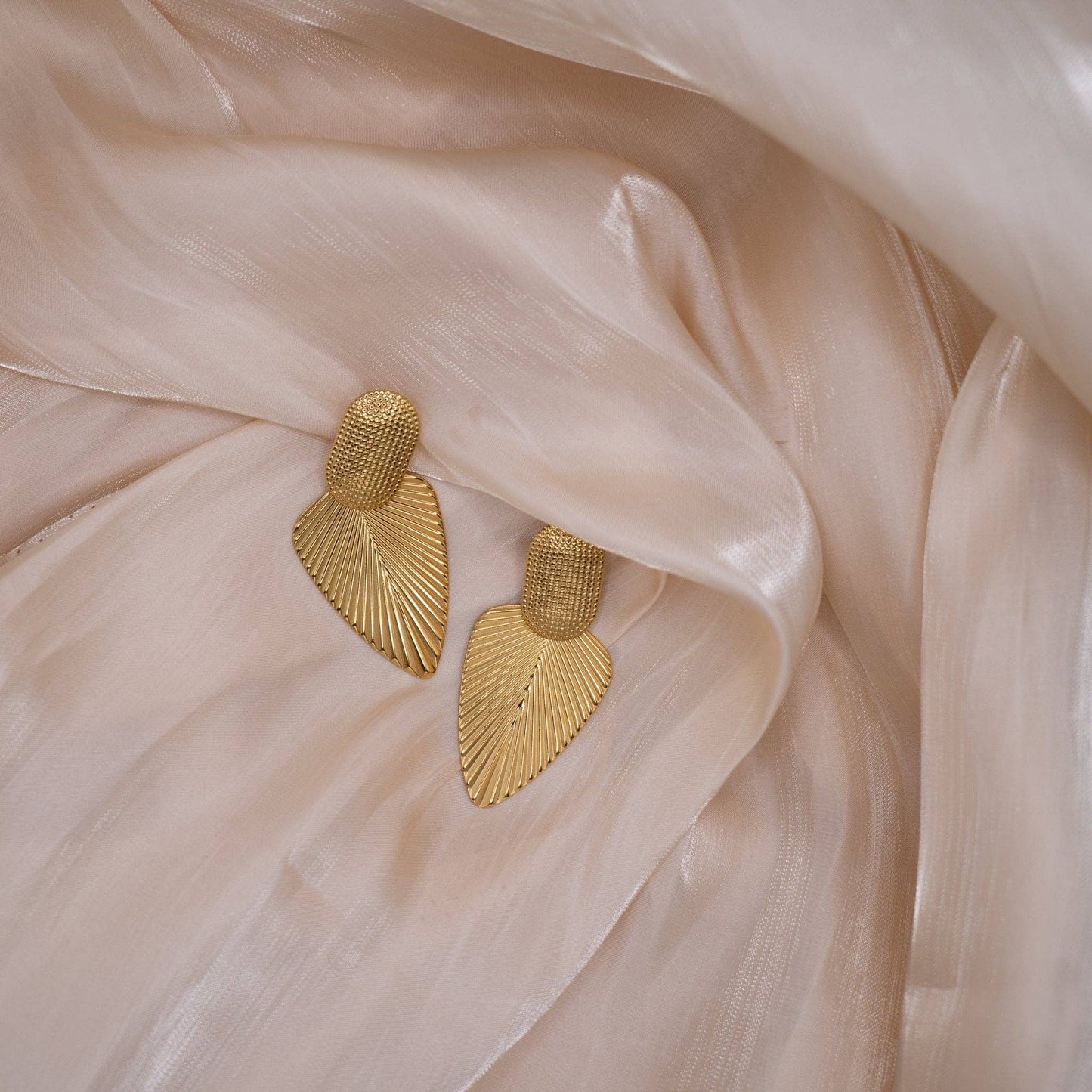 Pendientes Chapados en Oro de 18 quilates
