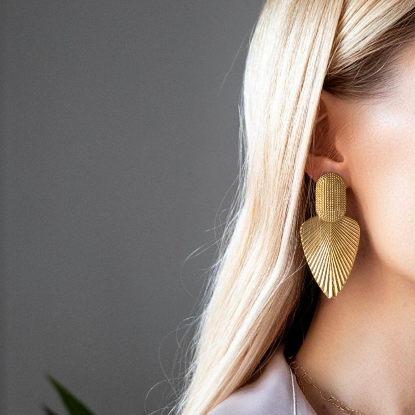 Pendientes Chapados en Oro de 18 quilates
