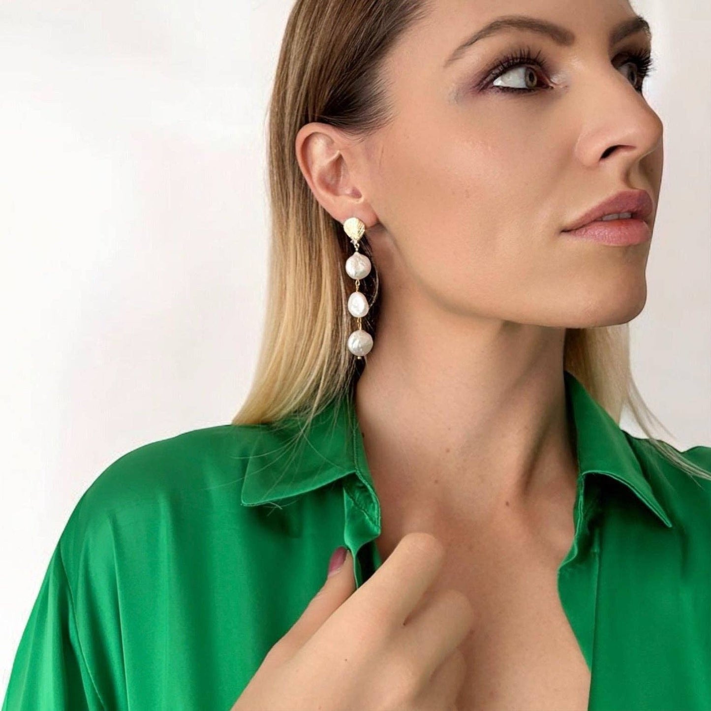 Pendientes Perlas Keshi
