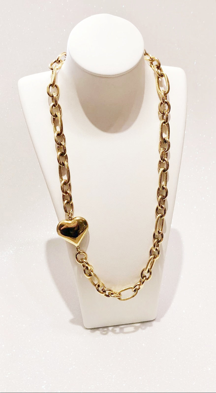 Collar Cadena con Corazón