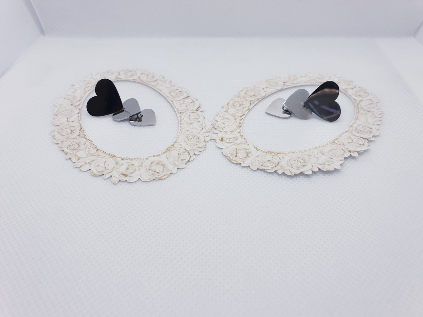 Pendientes Triple Corazones