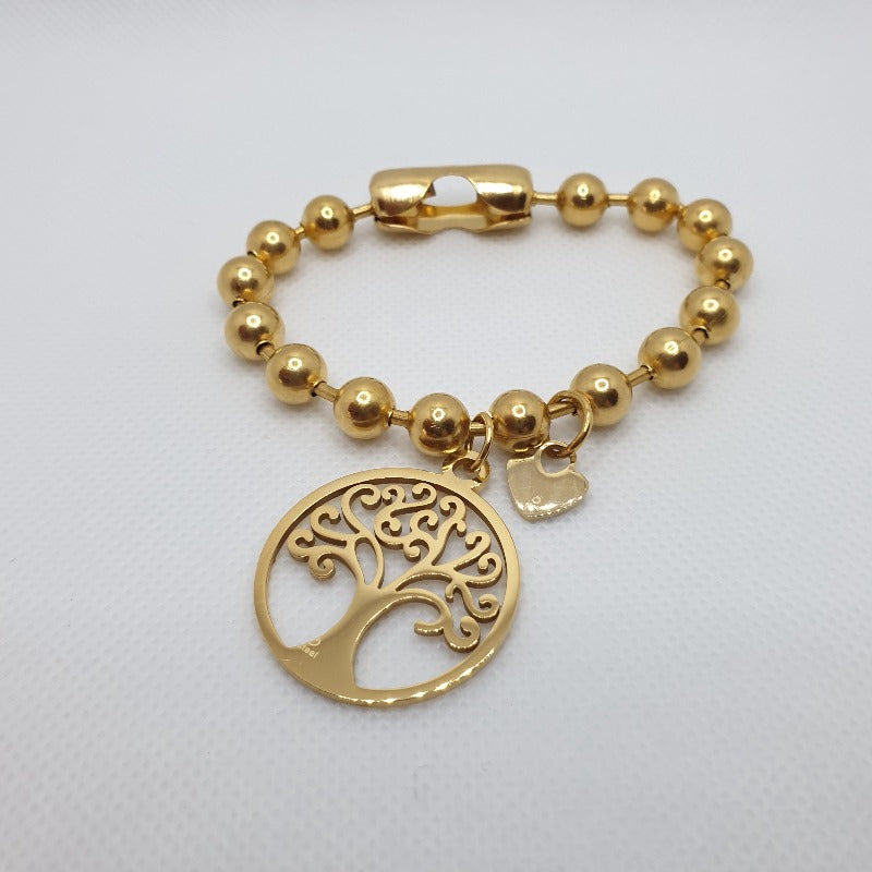 Pulsera Esferas con Arbol de la Vida