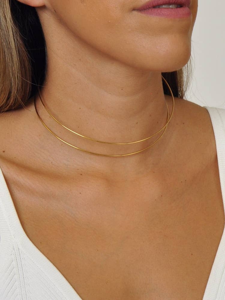 Collar Choker Doble