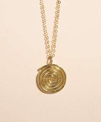 Collar colgante Espiral