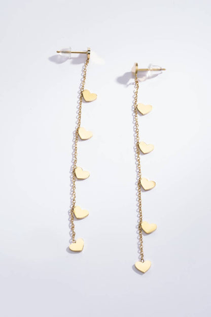 Pendientes Colgantes Corazones