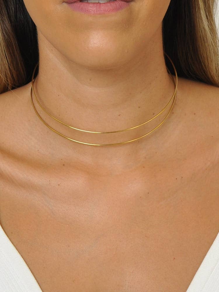 Collar Choker Doble