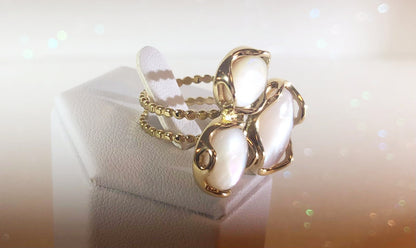 Anillo Triple con Nácar